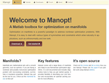 Tablet Screenshot of manopt.org